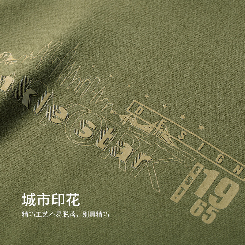 骆驼男装男士连帽潮流韩版宽松卫衣 骆驼男装卫衣