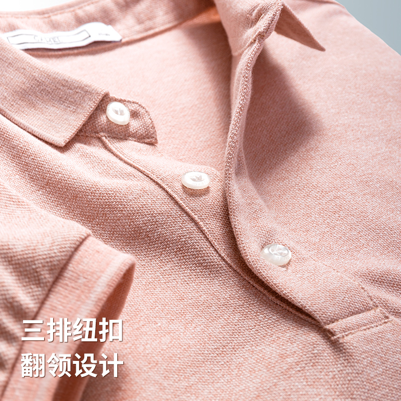 【林依轮推荐】骆驼男装短袖polo衫 骆驼男装Polo衫