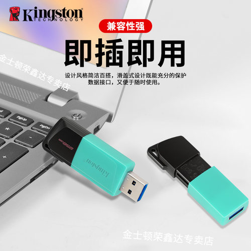 金士顿u盘256g汽车载大容量手机电脑两用typec官方DTXM店正品优盘 - 图2