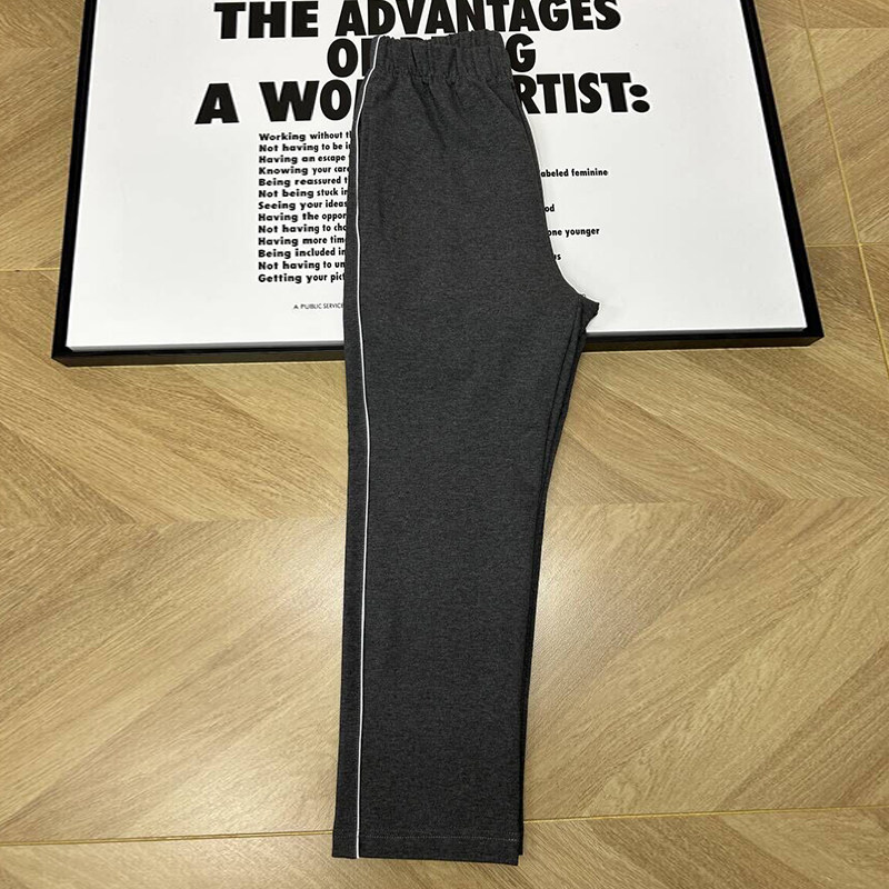 校服裤子深灰一条杠裤子定制中小学生秋冬灰色白牙子纯棉休闲长裤,淘宝优惠券,粉丝福利购,淘宝优惠卷