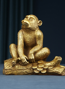 全铜生肖猴生日礼物礼品摆件