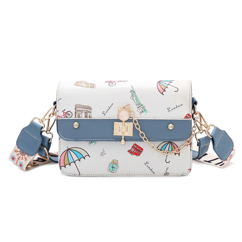 2021新款今年流行小方包百搭斜挎包 粹鸟女士包袋