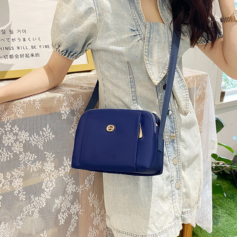 小包包女2021新款多层帆布单肩背包 粹鸟女士包袋