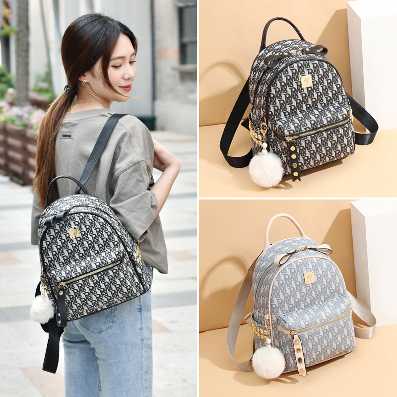 2021新款潮超火百搭包包时尚双肩包 粹鸟双肩背包