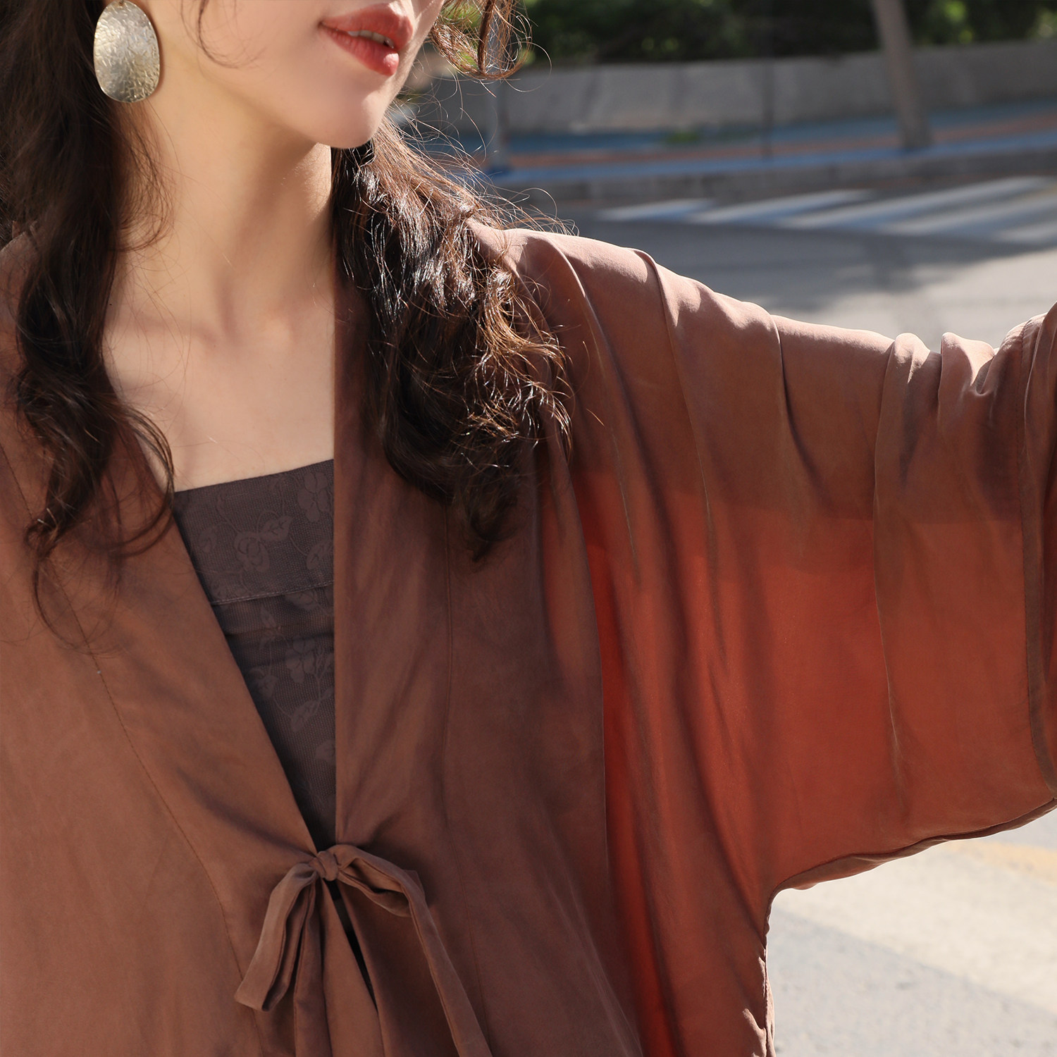 谜阿凰【可可飞机袖】宋制改良上班可以穿着的汉服新款沉香褶裙女,淘宝优惠券,粉丝福利购,淘宝优惠卷