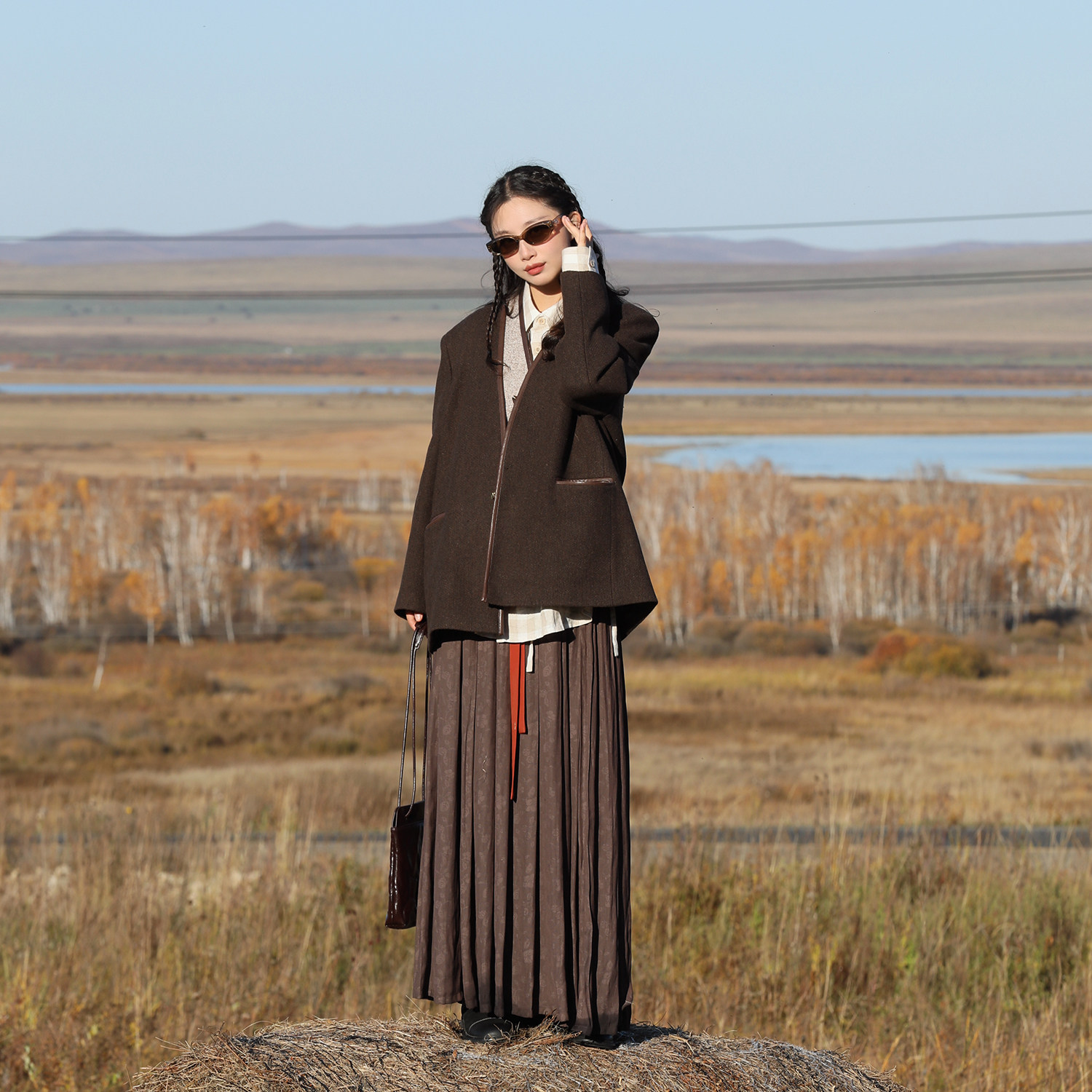 谜阿凰【清梦西服】新中式原创毛呢外套时尚复古秋冬百搭日常女款,淘宝优惠券,粉丝福利购,淘宝优惠卷