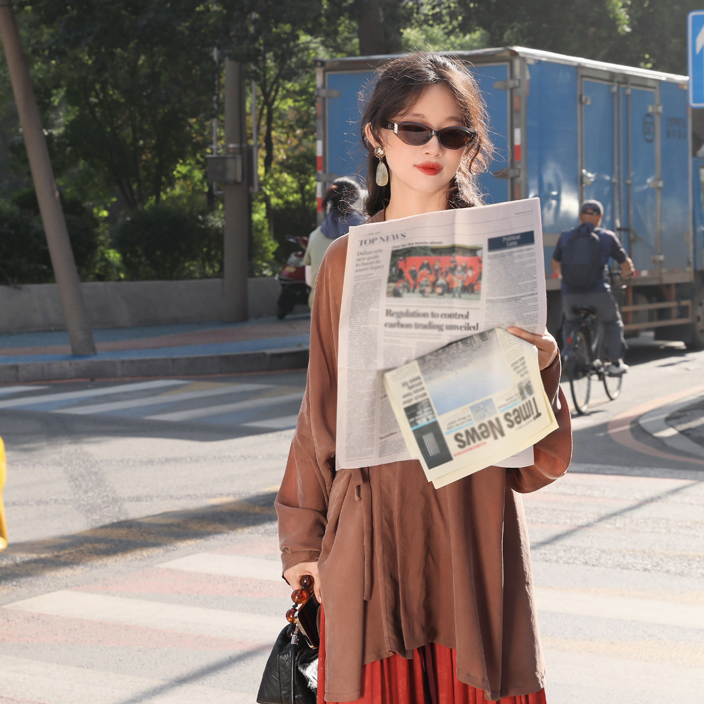 谜阿凰【可可】宋制飞机袖改良汉服外搭开衫上衣新中式早秋外套女,淘宝优惠券,粉丝福利购,淘宝优惠卷