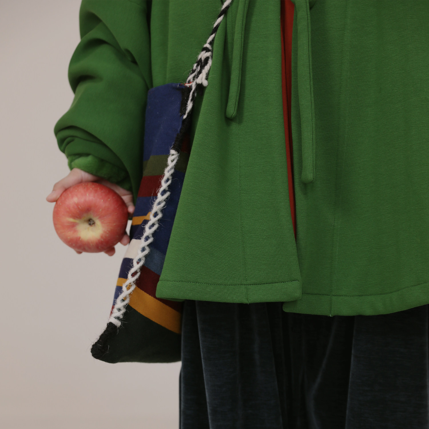 谜阿凰【绿热岩绒】明制加厚汉服上衣冬新中式拜年撞色节日套装女,淘宝优惠券,粉丝福利购,淘宝优惠卷