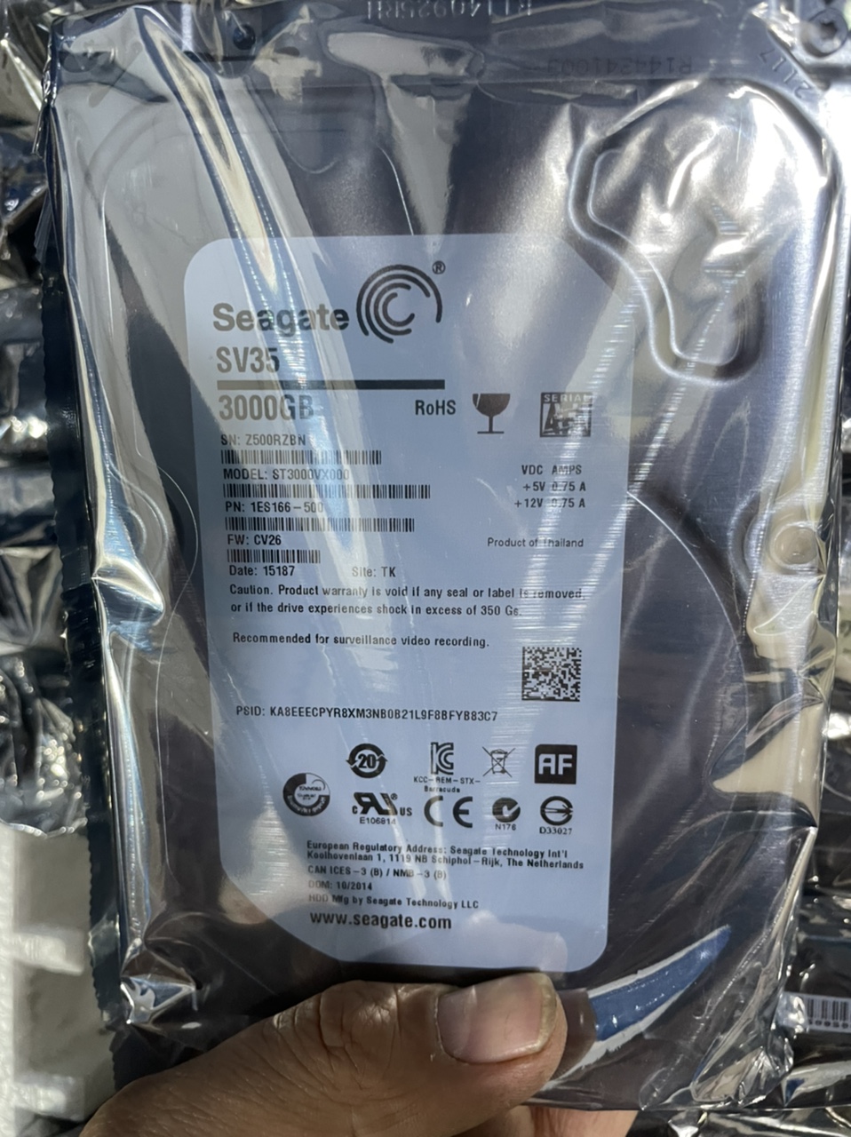 希捷 3T 监控硬盘3TB 机械硬盘ST3000VX000 Vm002 ST3000NM0005 - 图3