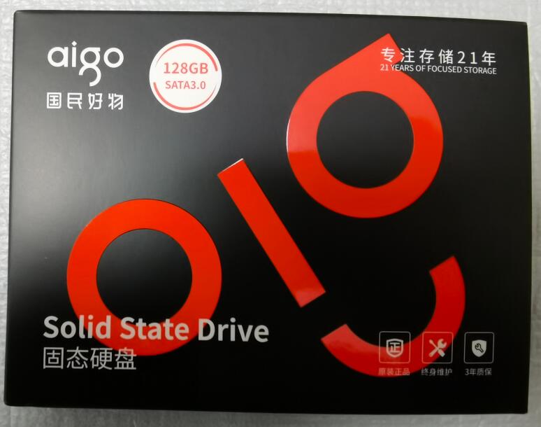 Aigo/爱国者 S500 128G SSD 固态硬盘SATA M.2 全新 拆机 2.5寸 - 图1