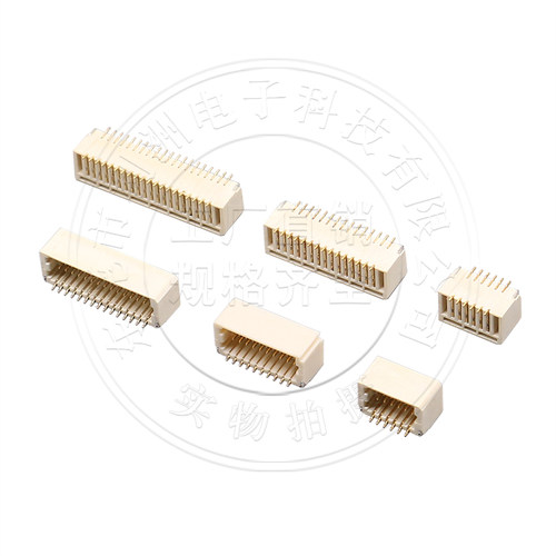 SHD1.0连接器1.0mm间距卧贴双排卧式SMT板对线贴片针座接插件插座 - 图3