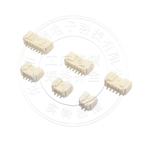 PA/PAE2.0接插件2.0mm间距卧贴SMT贴片式带锁扣2P-12P连接器插座 - 图1