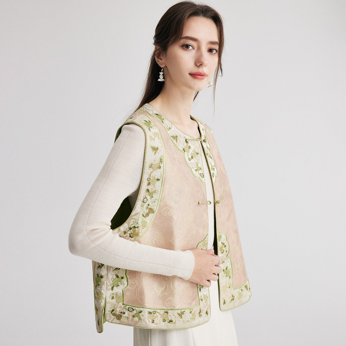 PALUOPO/帕罗桑蚕丝女马甲ET250568Z,淘宝优惠券,粉丝福利购,淘宝优惠卷