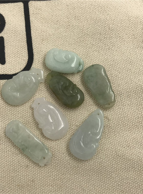 diy天然缅甸a货散件如意编织挂坠