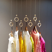 Clothing Store Rings Steel Wire Suspension Chain Hanger Rack Hanger Rack Hanger Hanging Clothes Upper Wall Clothing Rack Hanger