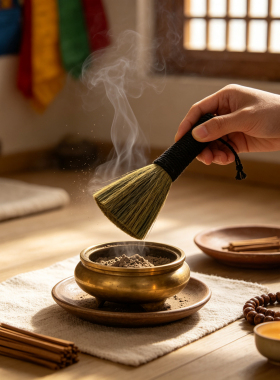 STUPA虎草穗手工香扫清理香灰