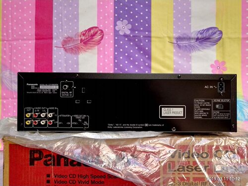 Panasonic/松下LD/CD/VCD影碟机LX-V860 日本原装全新附件全 - 图2