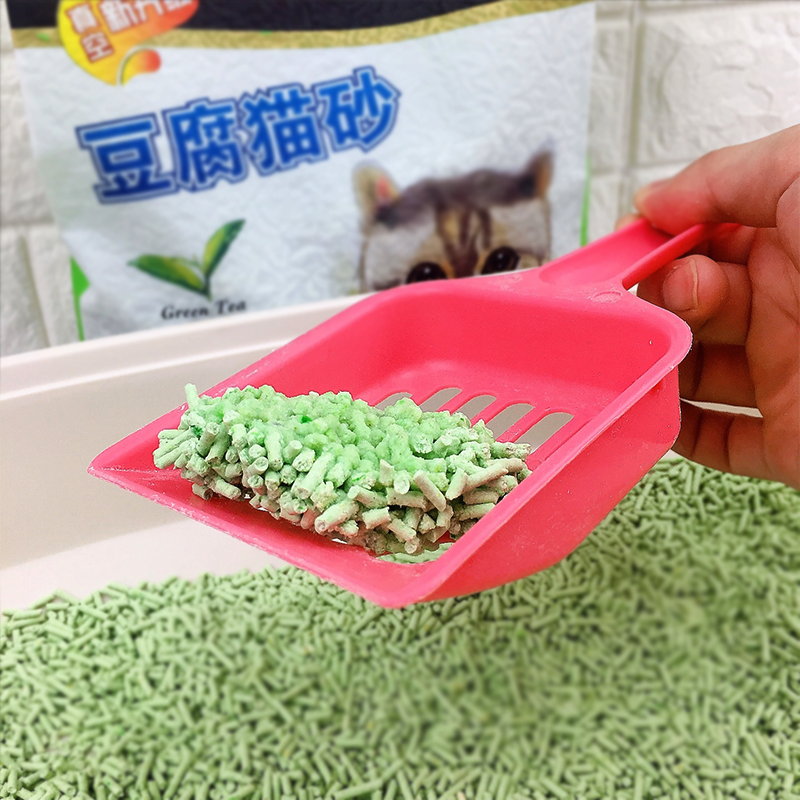 lovecat猫砂豆腐绿茶猫砂天然植物结团除臭无尘猫砂沙2.5kg*6包-图2