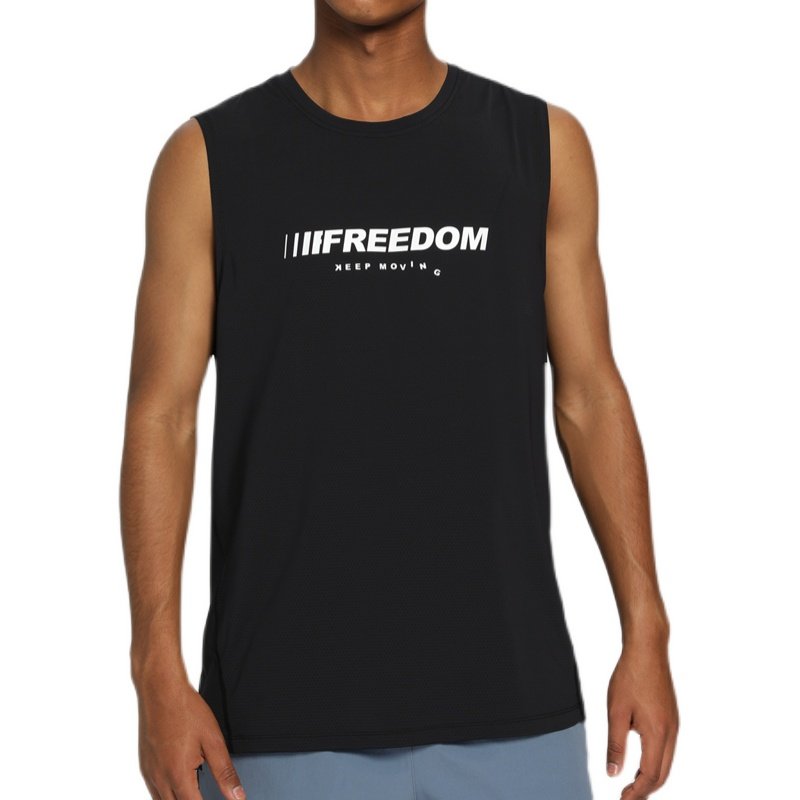 跑步背心男吸汗速干透气运动健身篮球训练无袖坎肩夏宽松田径T恤,淘宝优惠券,粉丝福利购,淘宝优惠卷