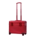 Kim loại nhôm hợp kim magiê vali nữ phổ bánh xe mật khẩu trường hợp xe đẩy kim loại màu đỏ vali 21 inch nội trú - Va li vali kéo trẻ em Va li
