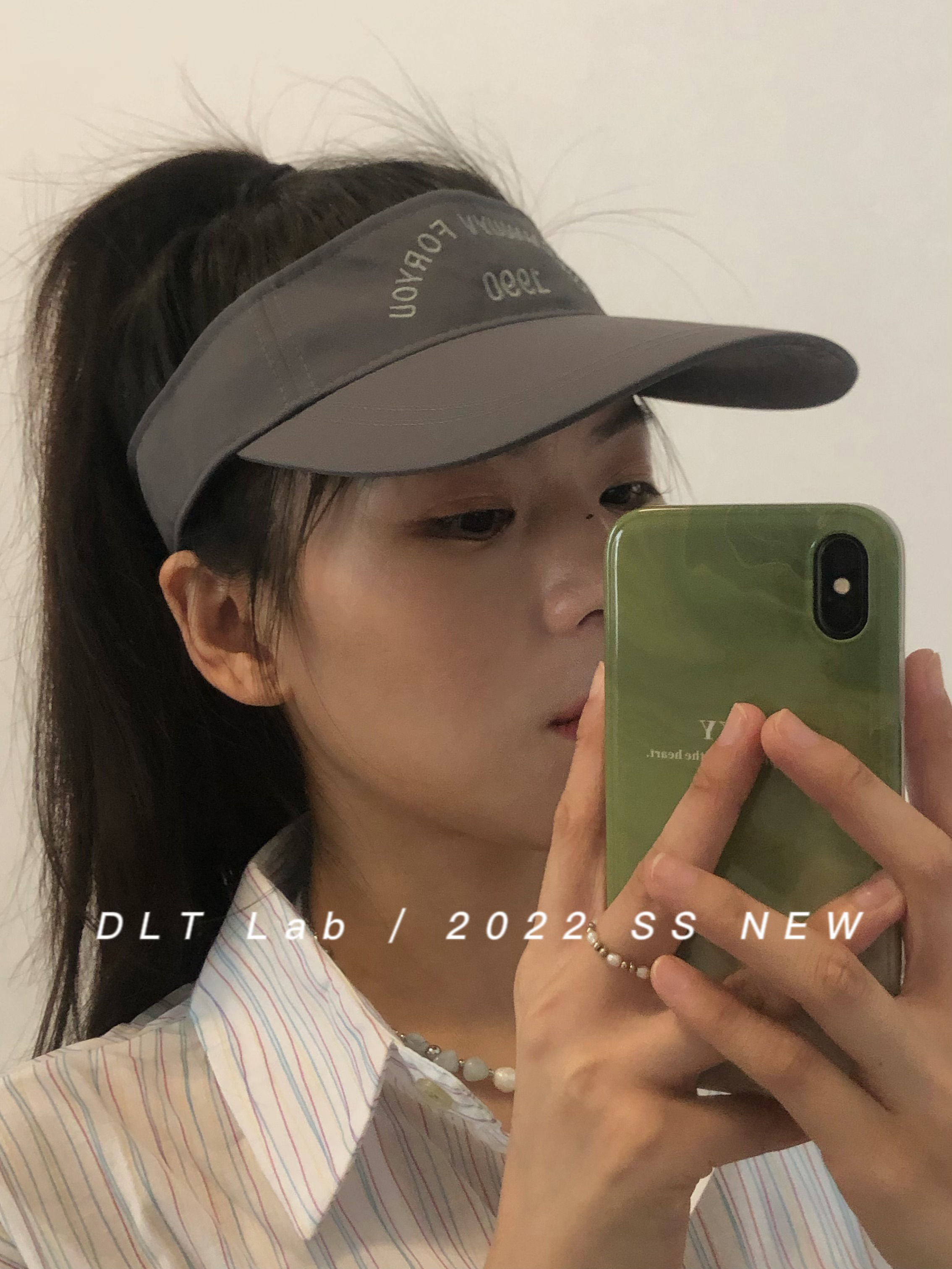 DLTLab丁老头新品户外运动字母刺绣速干鸭舌空顶帽女遮阳防晒男潮 - 图1