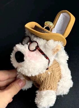 创意文艺风西高地小狗毛