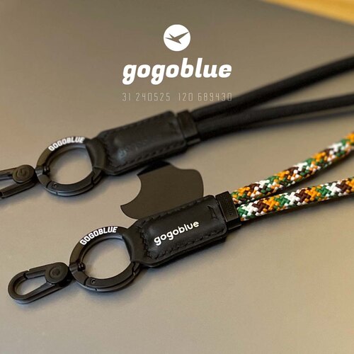 gogoblue 高端系列纯手工多功能山系手机挂绳钥匙扣相机短挂绳 - 图0