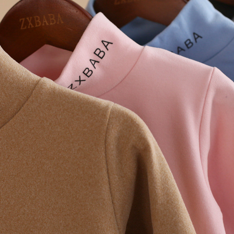 儿童磨毛德绒上衣男童半高领保暖打底衫宝宝女童中领厚长袖T恤潮,淘宝优惠券,粉丝福利购,淘宝优惠卷