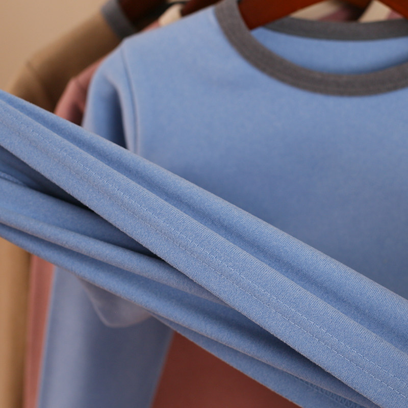 儿童磨毛德绒加厚打底衫秋冬童装男女童保暖长袖T恤小中大童秋衣,淘宝优惠券,粉丝福利购,淘宝优惠卷