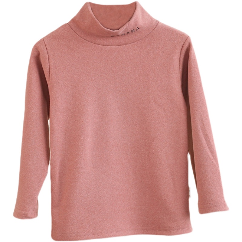 儿童磨毛德绒上衣男童半高领保暖打底衫宝宝女童中领厚长袖T恤潮,淘宝优惠券,粉丝福利购,淘宝优惠卷