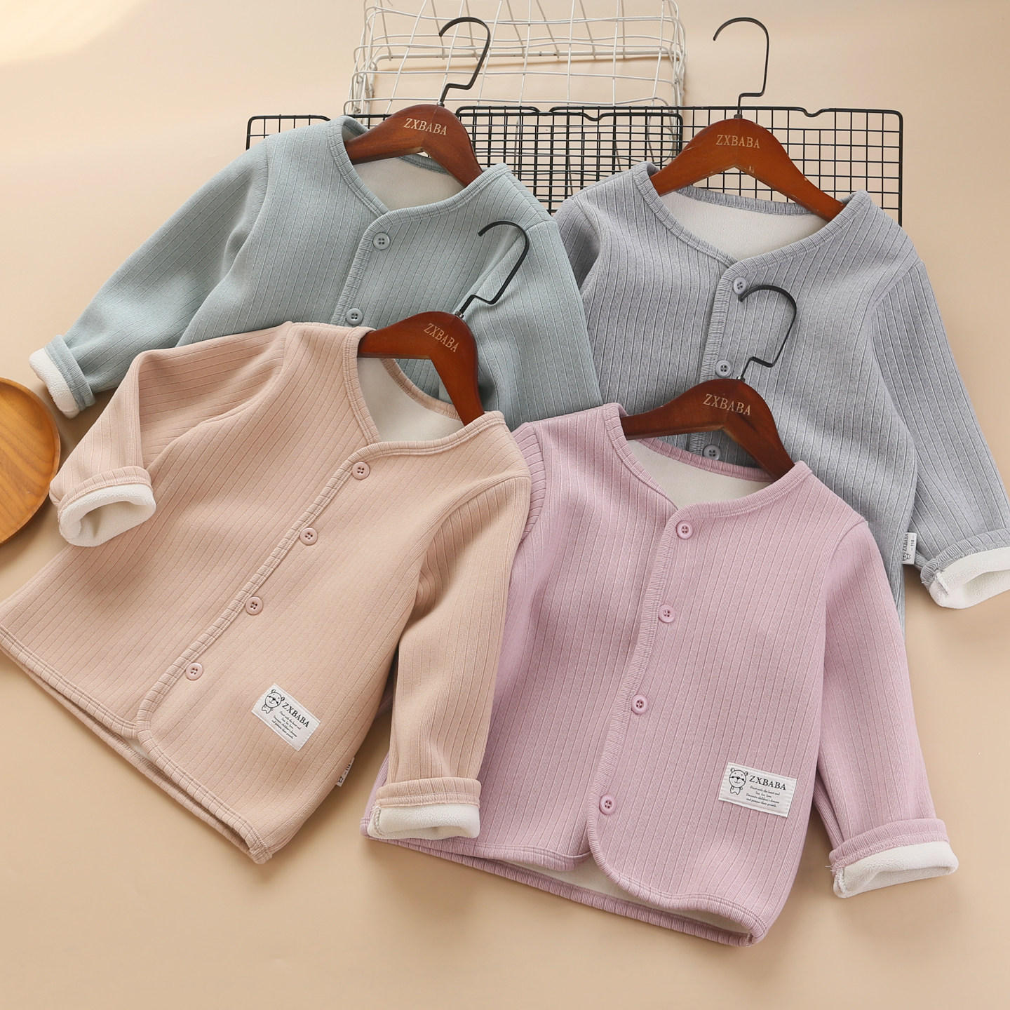 校服神器儿童加绒厚开衫外套男女童内搭棉袄学生保暖秋衣宝宝上衣,淘宝优惠券,粉丝福利购,淘宝优惠卷