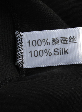清仓微瑕黑色100%桑蚕丝小方巾