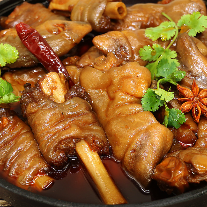 啃一腿羊脚蹄羊蹄子熟食羊腿肉新鲜加热即食火锅招牌菜秀山羊脚脚