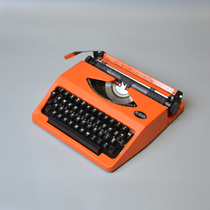 HERO Hero Typewriter Full Metal Fuselage Normal Use Orange Limited Art Retro Collection Medieval Old