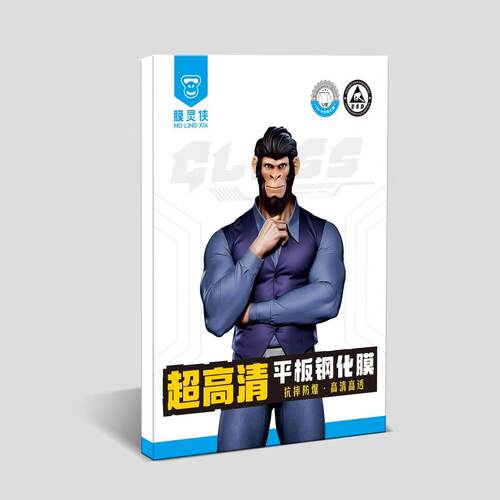 平板钢化膜适用苹果iPad华为小米OPPOvivo手机贴膜小度全屏高清通用膜箱 - 图2