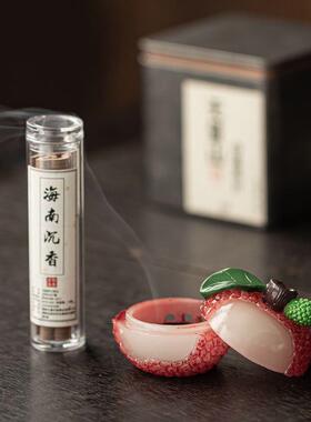荔枝香薰炉小祥云盘香炉老山檀香海南沉香鹅梨帐中香桂花龙涎香熏