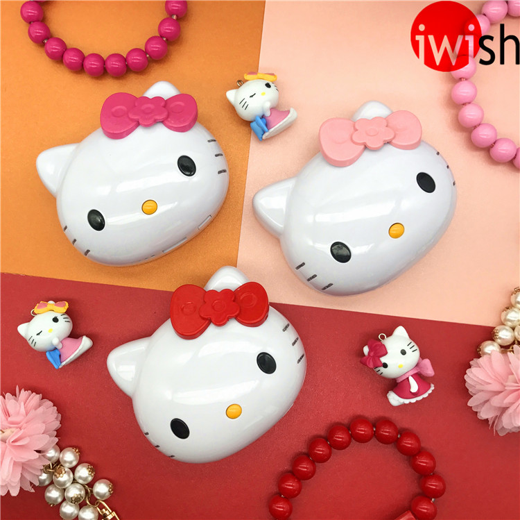 hello kitty炫彩kt貓夜光燈充電寶可愛卡通凱蒂貓移動電源6通用女