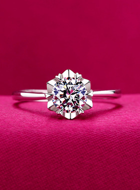 新款纯银六爪饰品s925日韩版仿真