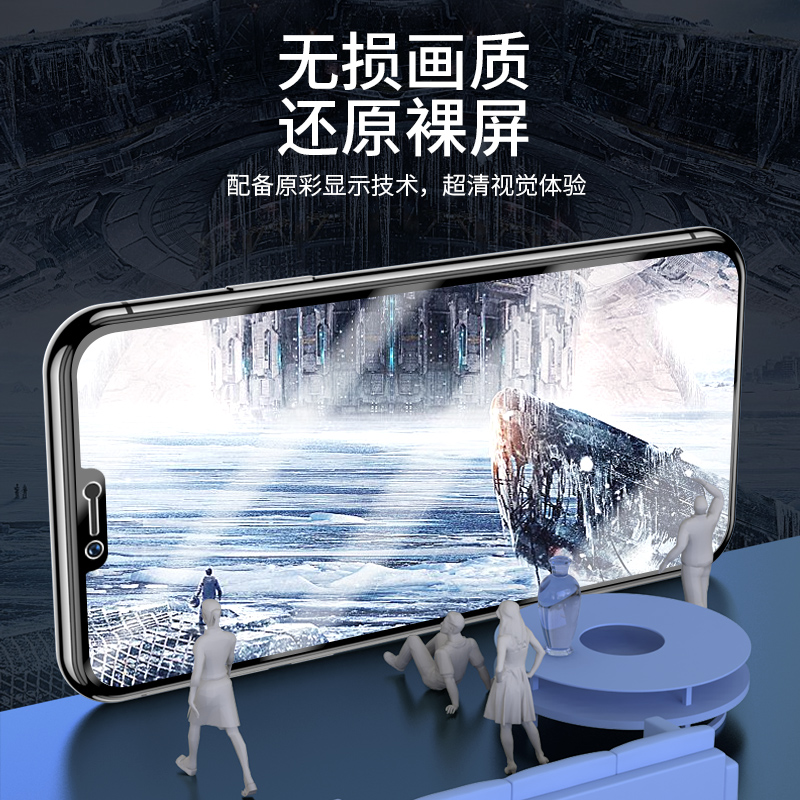 oppor15钢化膜a5a3全屏a7x手机a9陶瓷r15x软边膜a1a7a11x蓝光抗摔opp黑边高清op全包0ppo保护oppo适用防指纹 - 图3