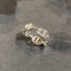 High version of sterling silver S925 pig nose ring, niche design, high-end, simple and versatile ring that does not fade or fade