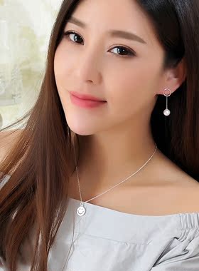 纯银七夕生日礼物锁骨链送女友