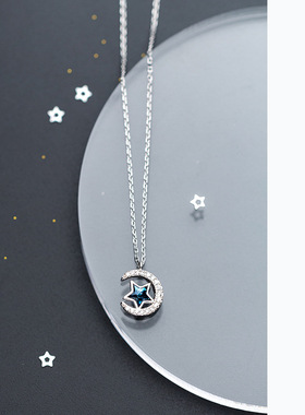 镶钻美少女战士月亮项链送老婆