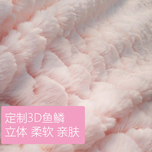 美人鱼尾巴双层毛毯加厚空调小毯子儿童睡袋防踢被成人沙发午休毯 - 图1