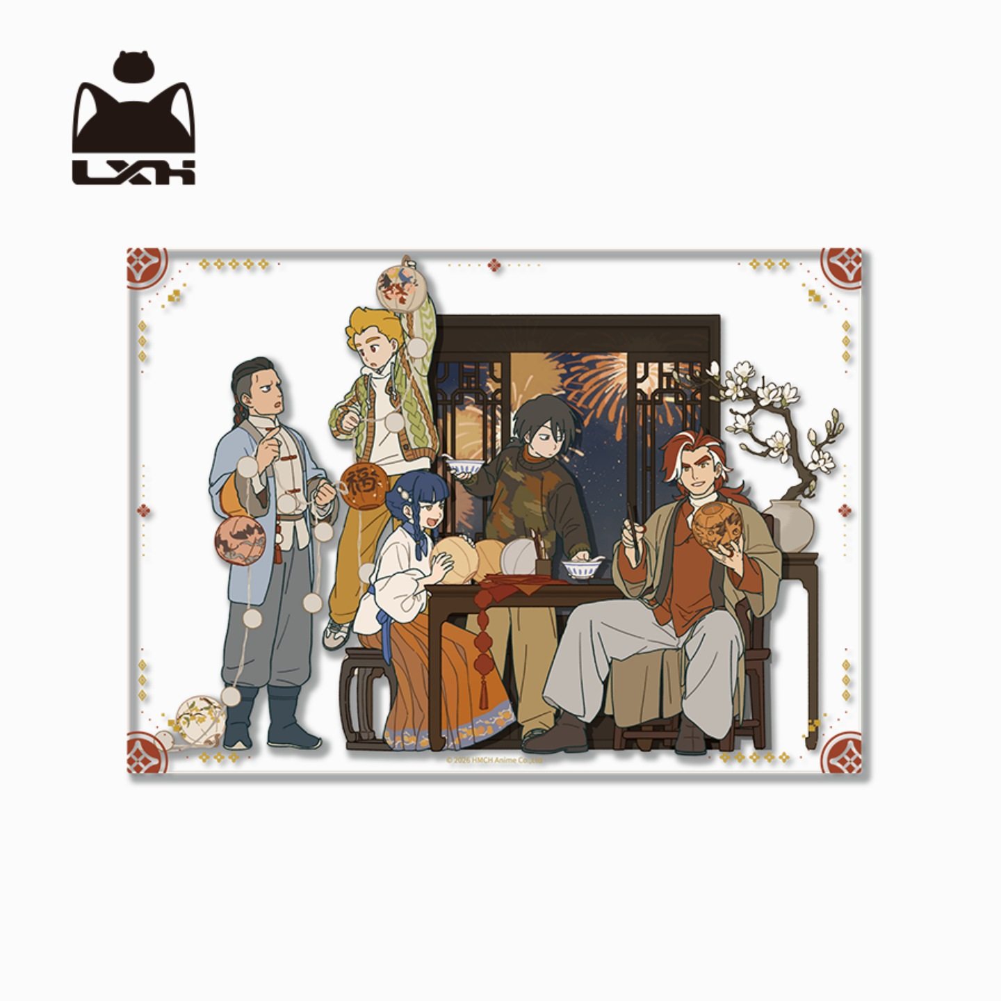 罗小黑战记2026年年岁岁系列亚克力装饰画 新年好-0-,淘宝优惠券,粉丝福利购,淘宝优惠卷