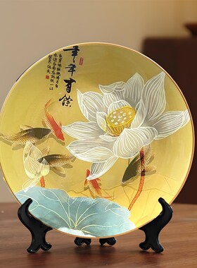 新中式荷花禅意莲清廉家居