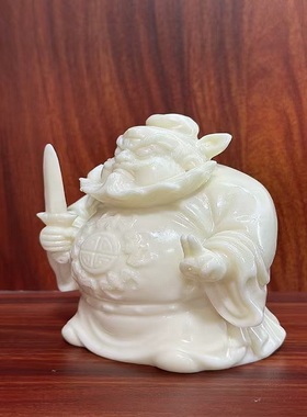 象牙果降魔钟馗降妖除魔手把件