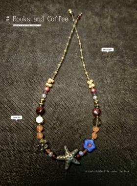 捷克邓工琉璃链纯S925银精致小众手工进口琉璃FGB米珠简约项链女