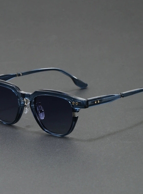 日系复古小众黑框防晒太阳镜墨镜