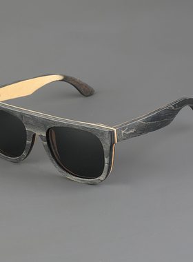 眼镜捡漏 微瑕疵！孤品时尚太阳镜清仓特卖滑板木墨镜贸高性价比