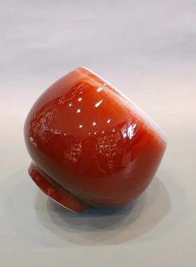 景德镇高温颜色釉盆栽创意摆件